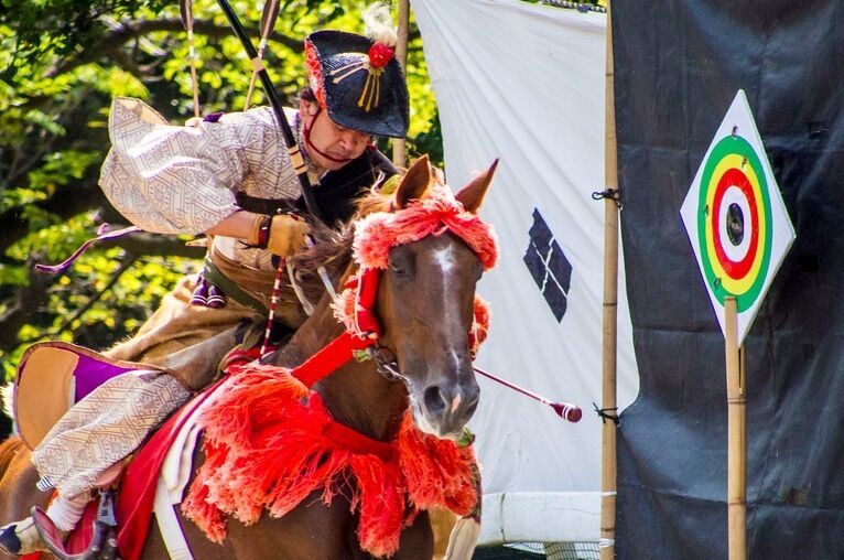 日本武士骑马拉弓射箭_高清图集_新浪网