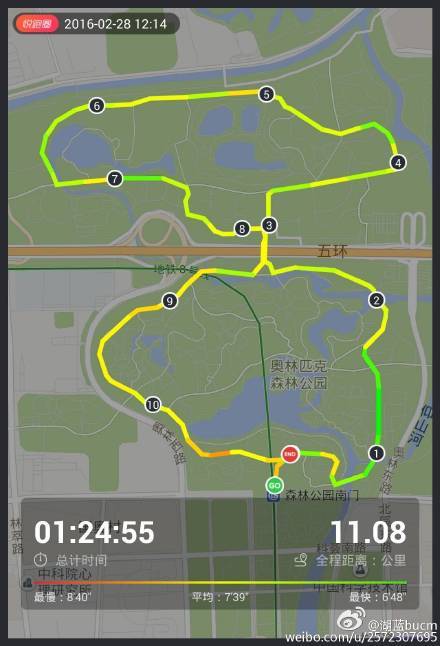 用跑步轨迹点亮中国 跑友画出中国地图_高清图集_新浪网