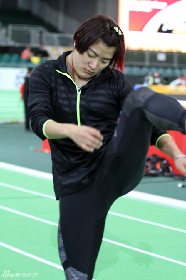 苏炳添韦永丽备战室内世锦赛_高清图集_新浪网