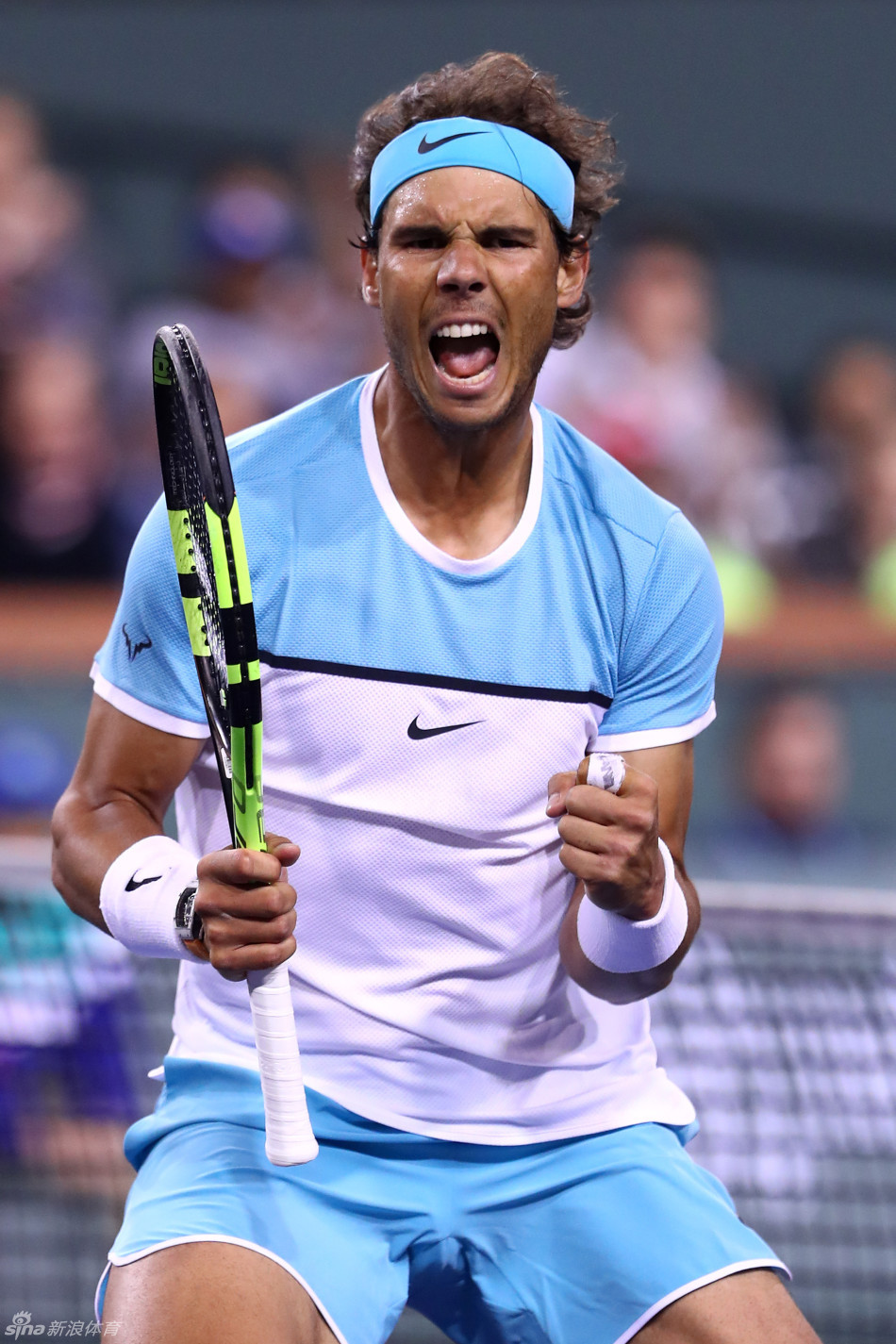 纳达尔激情庆祝