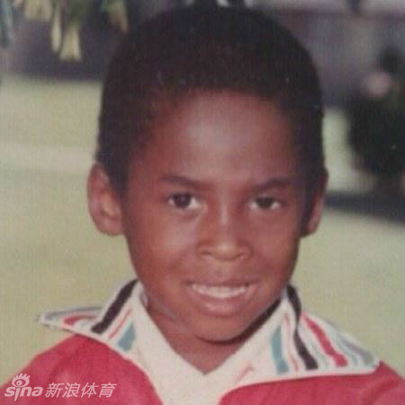 科比儿时罕见私房照