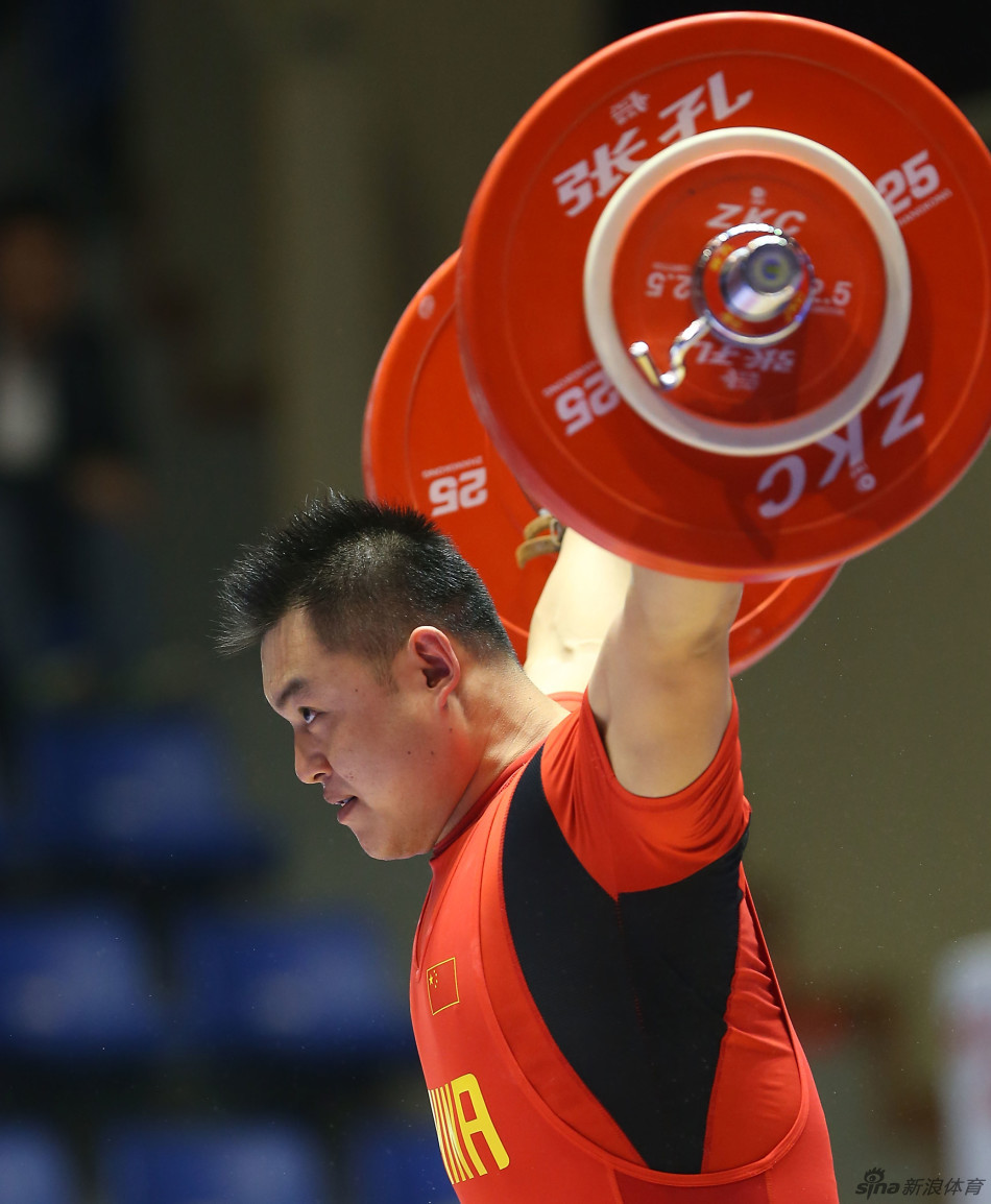 全锦赛杨哲105公斤夺2金1铜_高清图集_新浪网