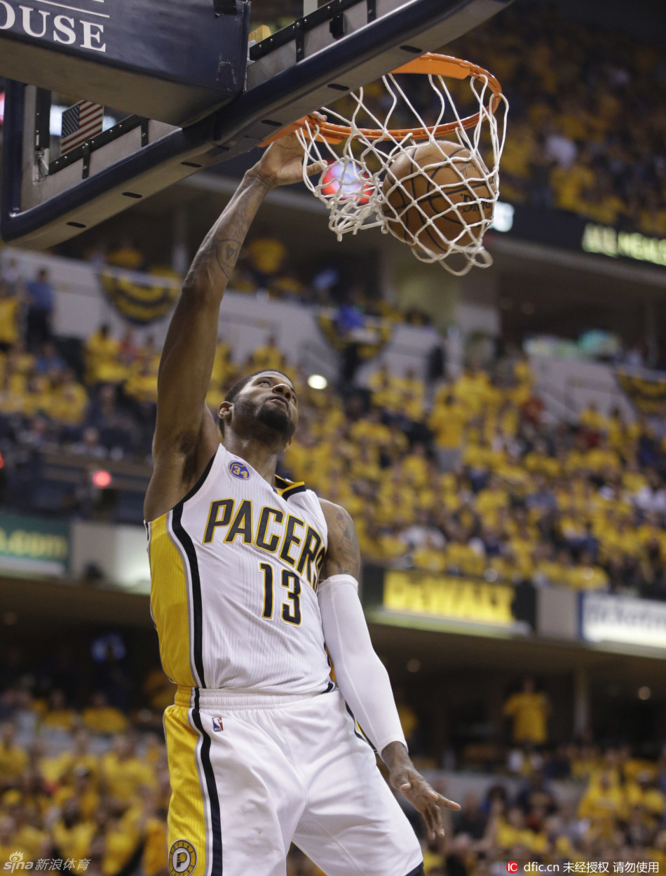 [季后赛vi]步行者101-83猛龙_高清图集_新浪网