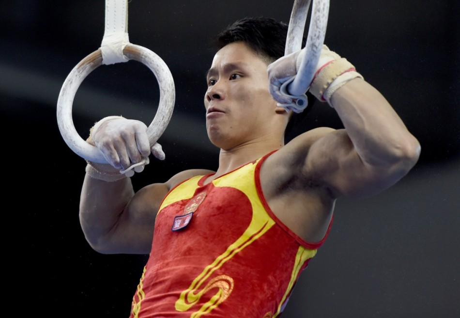 体操全锦赛男子全能林超攀夺冠_高清图集_新浪网