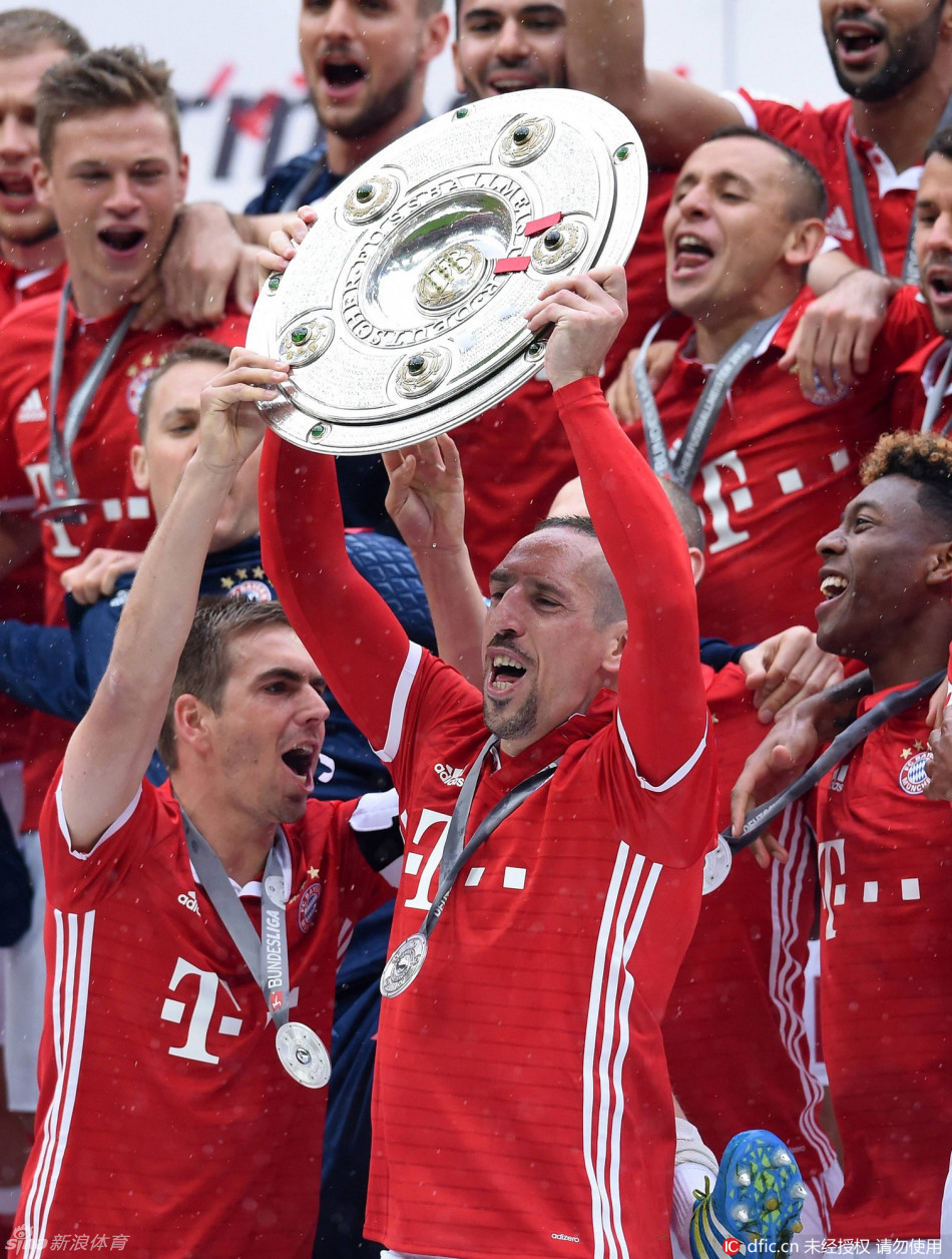 拜仁夺冠庆祝仪式_高清图集_新浪网