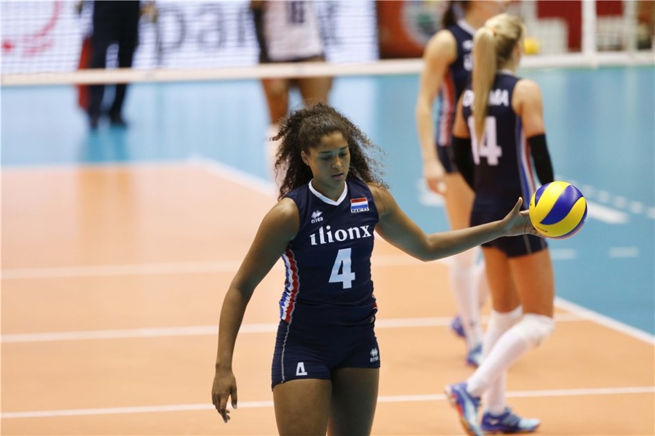 大家有没注意到荷兰女排的黑人选手.为何我感觉挺美的