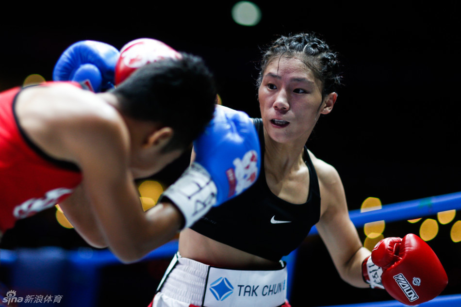 在ibf北京职业拳击争霸赛的比赛中,目前中国唯一的四星女拳手蔡宗菊在