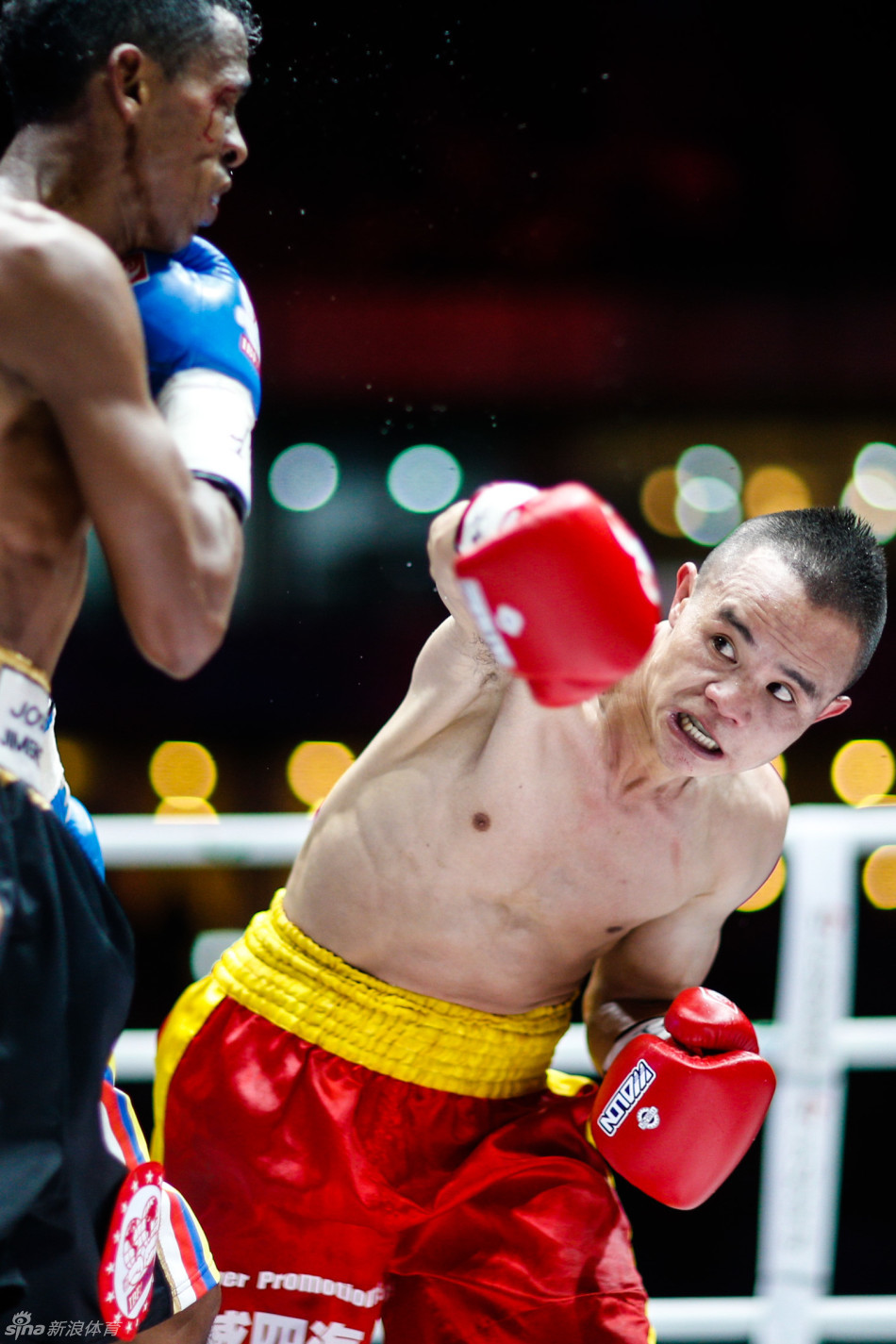 拳王争霸赛熊朝忠战败_高清图集_新浪网