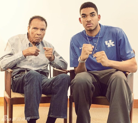 拳王阿里与nba的不解之缘