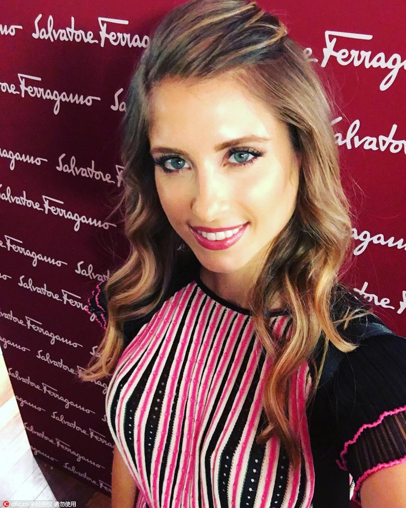 2016欧洲杯太太团巡礼之胡梅尔斯妻子凯西-费舍尔.