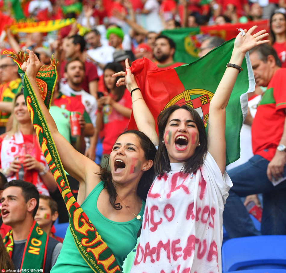 7月7日欧洲杯美女球迷