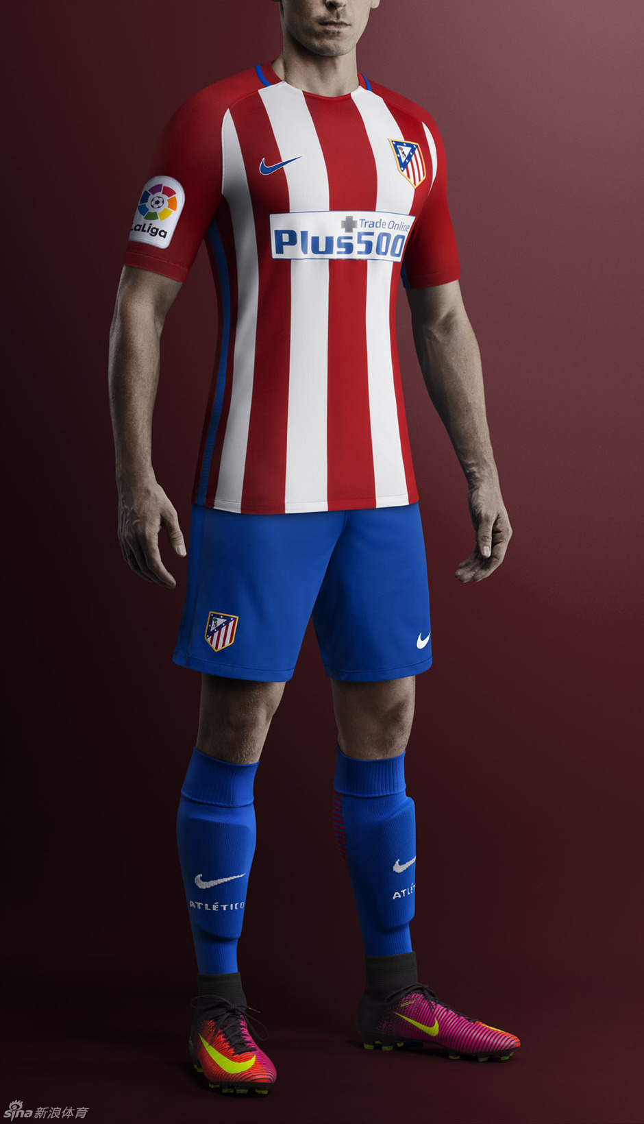 马竞新赛季主客场球衣_高清图集_新浪网