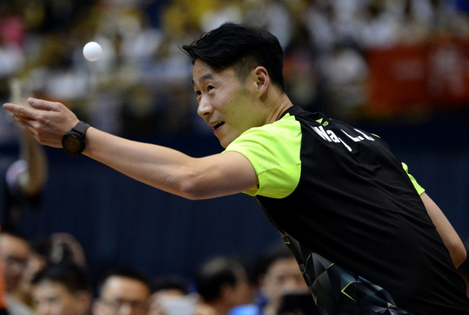 王励勤王皓西安参加表演赛_高清图集_新浪网