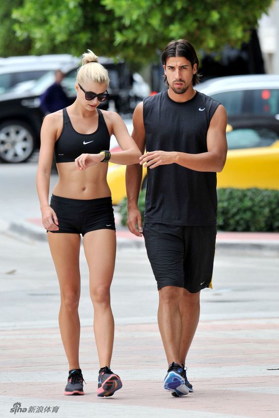 赫迪拉前女友爱跑步 比翼双飞惹人羡慕_高清图集_新浪网