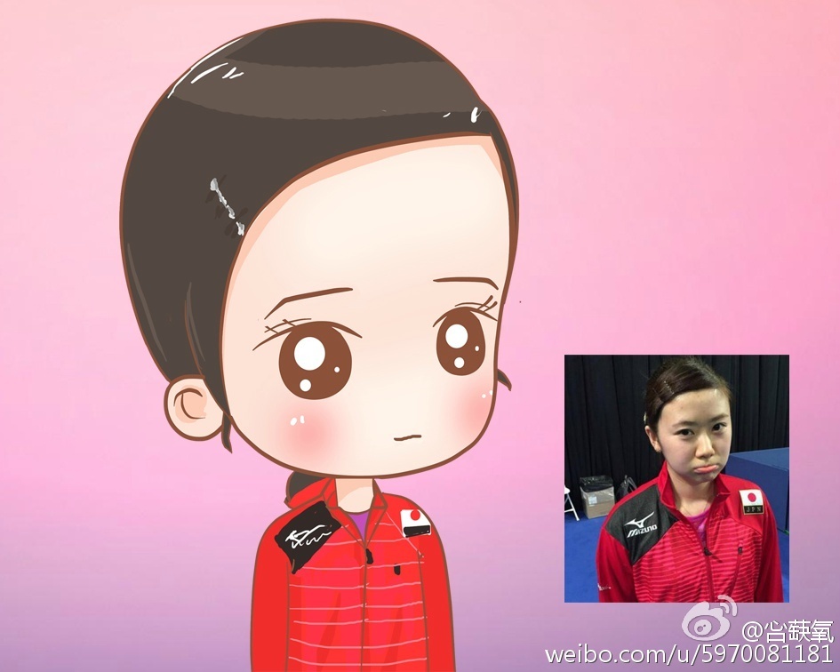 网友画唯美q版福原爱江宏杰_高清图集_新浪网