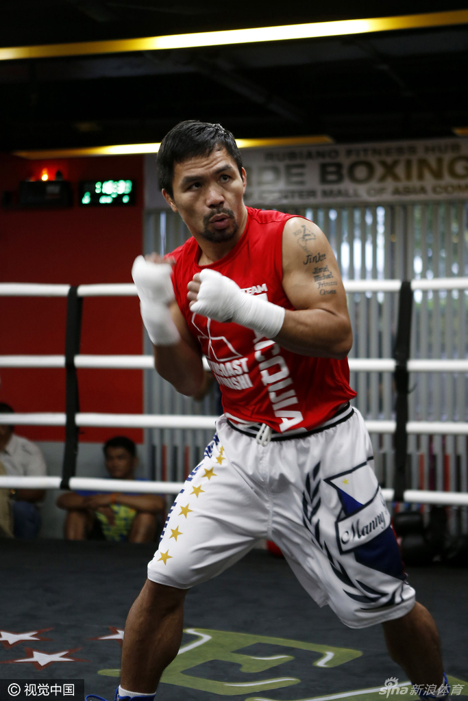 帕奎奥训练备战_高清图集_新浪网