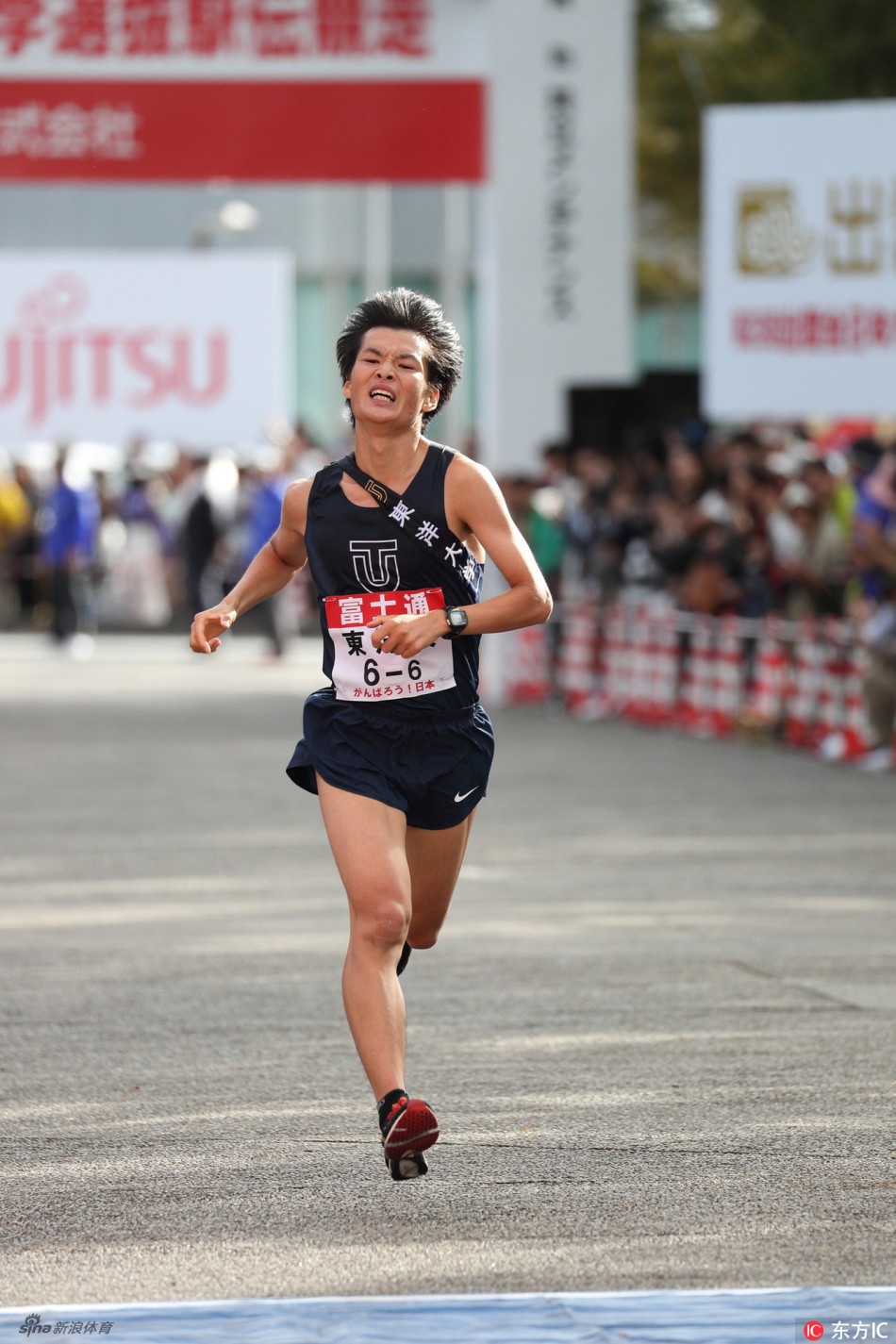 日本出云大学生接力赛举行 青山学院大学队夺魁_高清图集_新浪网