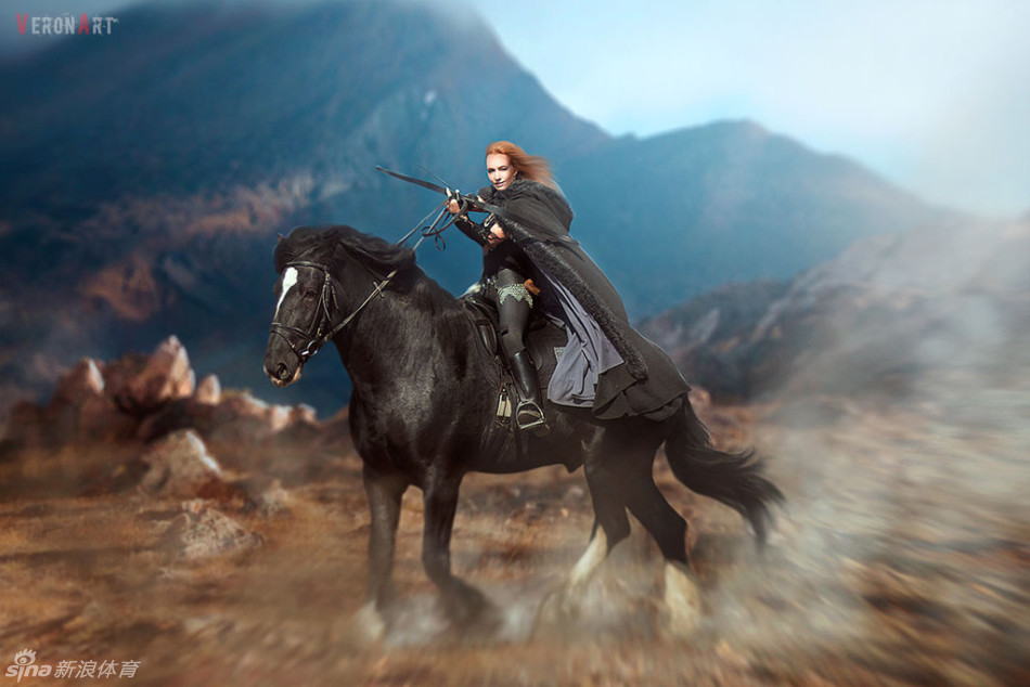 唯美!大神cosplay美女骑马_高清图集_新浪网