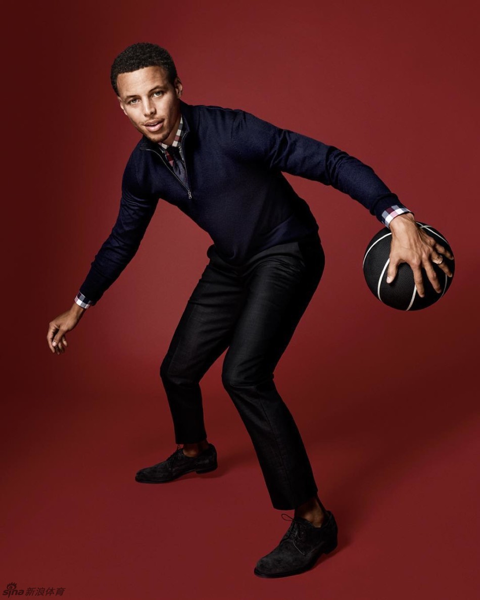 nba勇士队球星库里最近为美国《华尔街日报》拍摄写真,来回顾一下库里