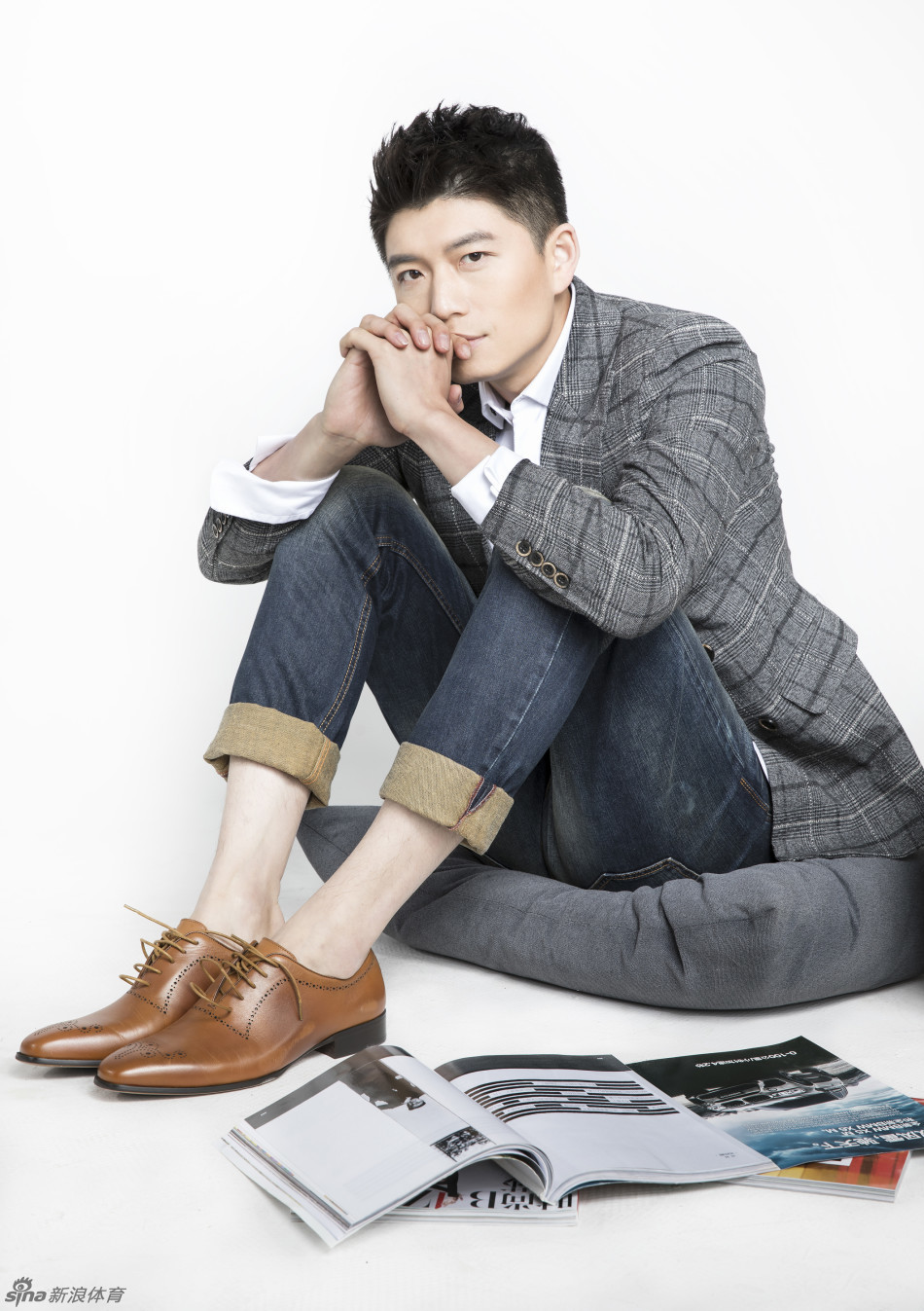 羽球名将龚伟杰时尚写真