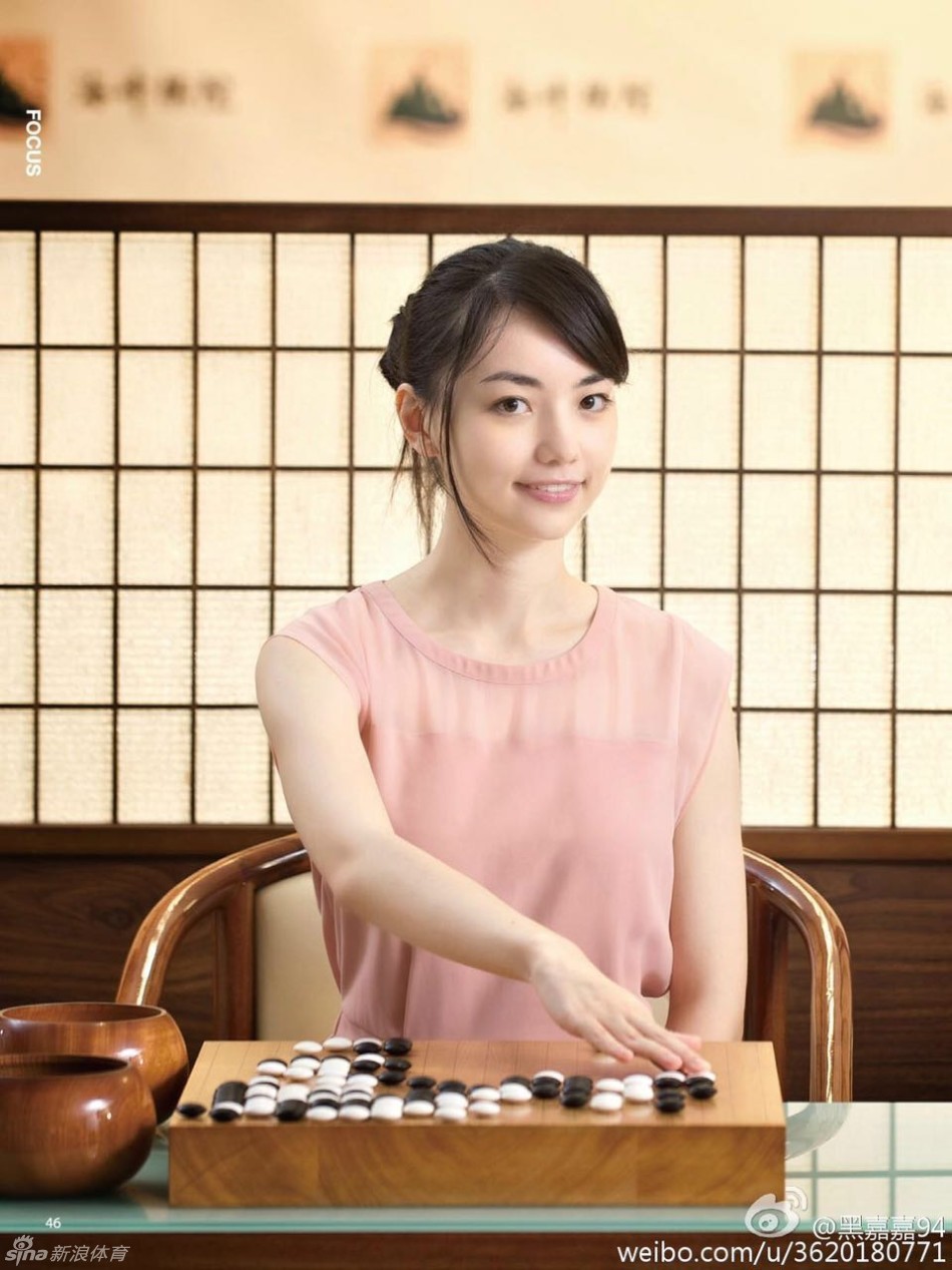 智慧与美丽之围棋女神黑嘉嘉_高清图集_新浪网
