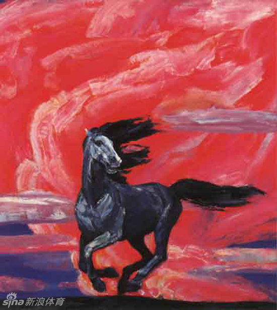 中国油画大师画马的巅峰之作_高清图集_新浪网