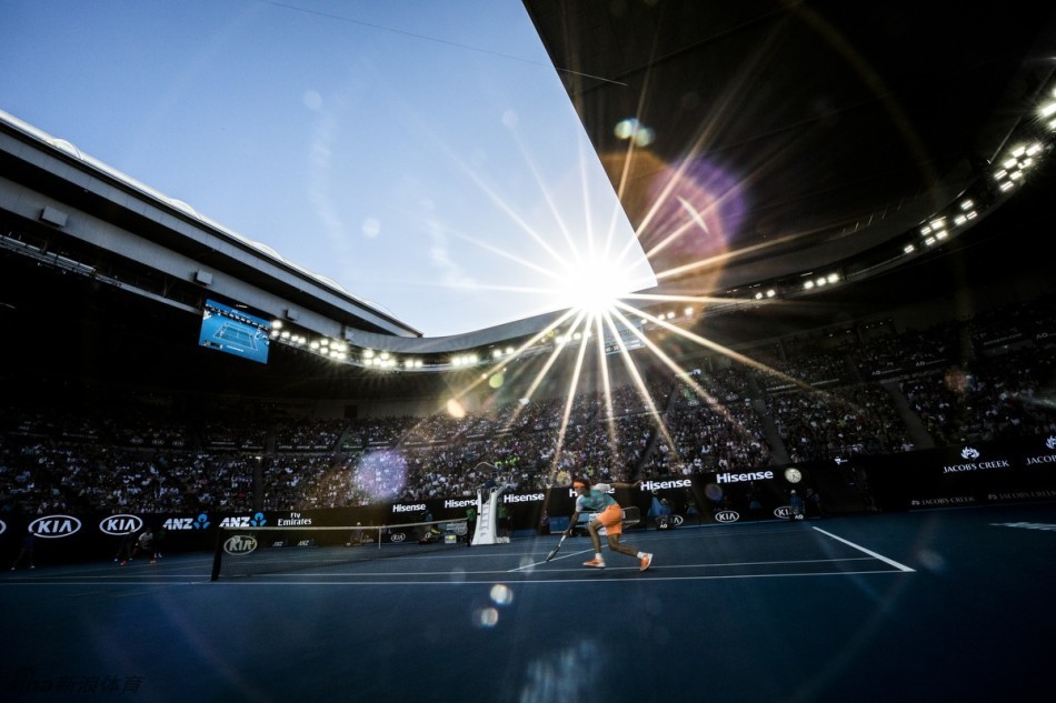 图片特刊:澳网的光与影