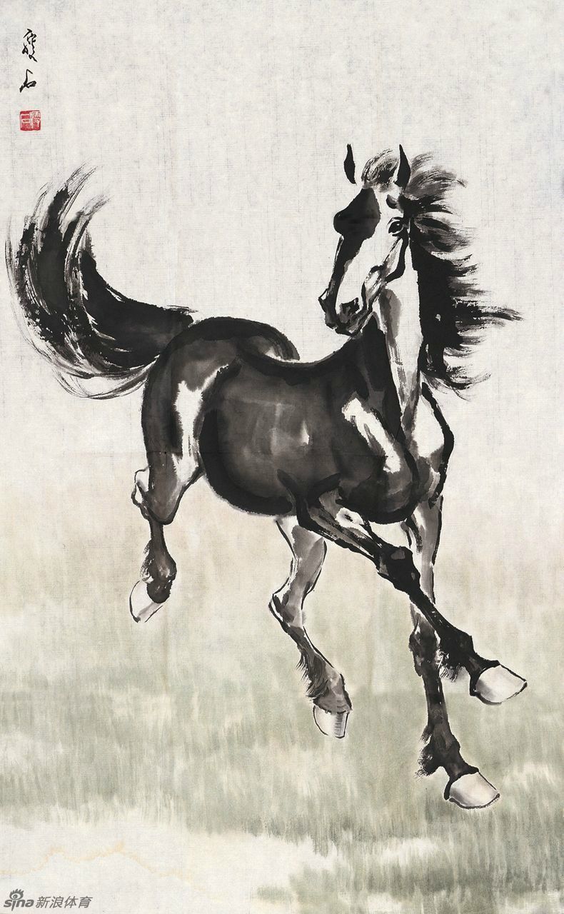 近现代名家画马栩栩如生_高清图集_新浪网