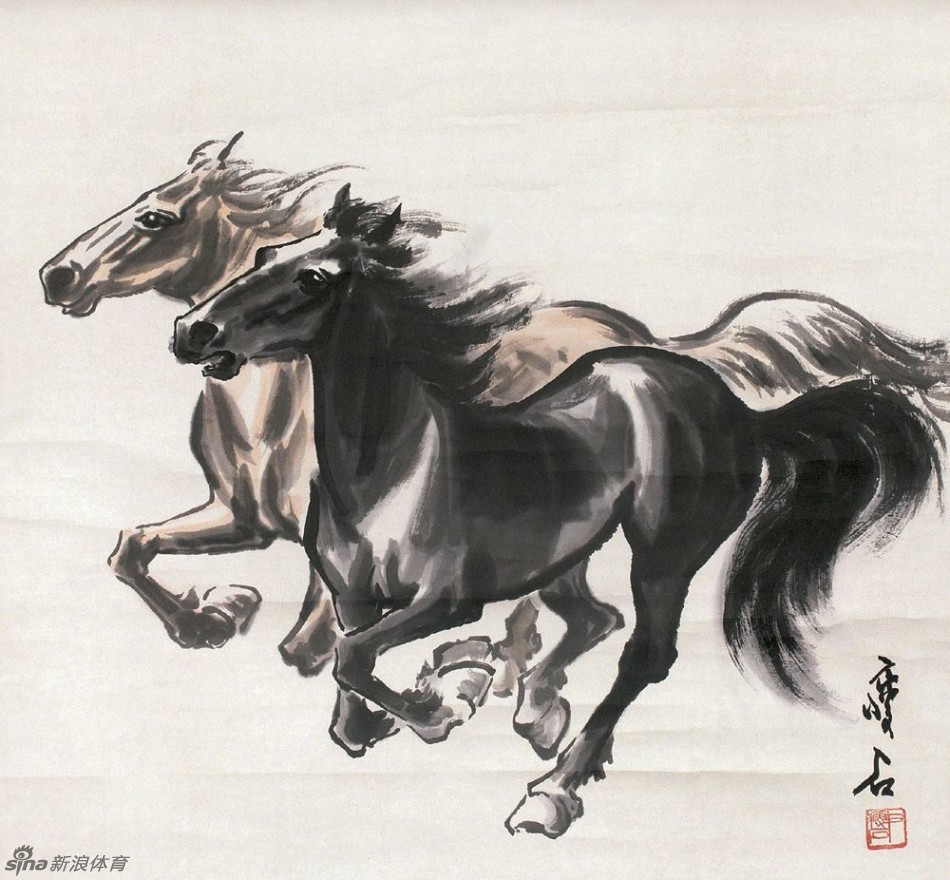 北京画马的画家名字图片