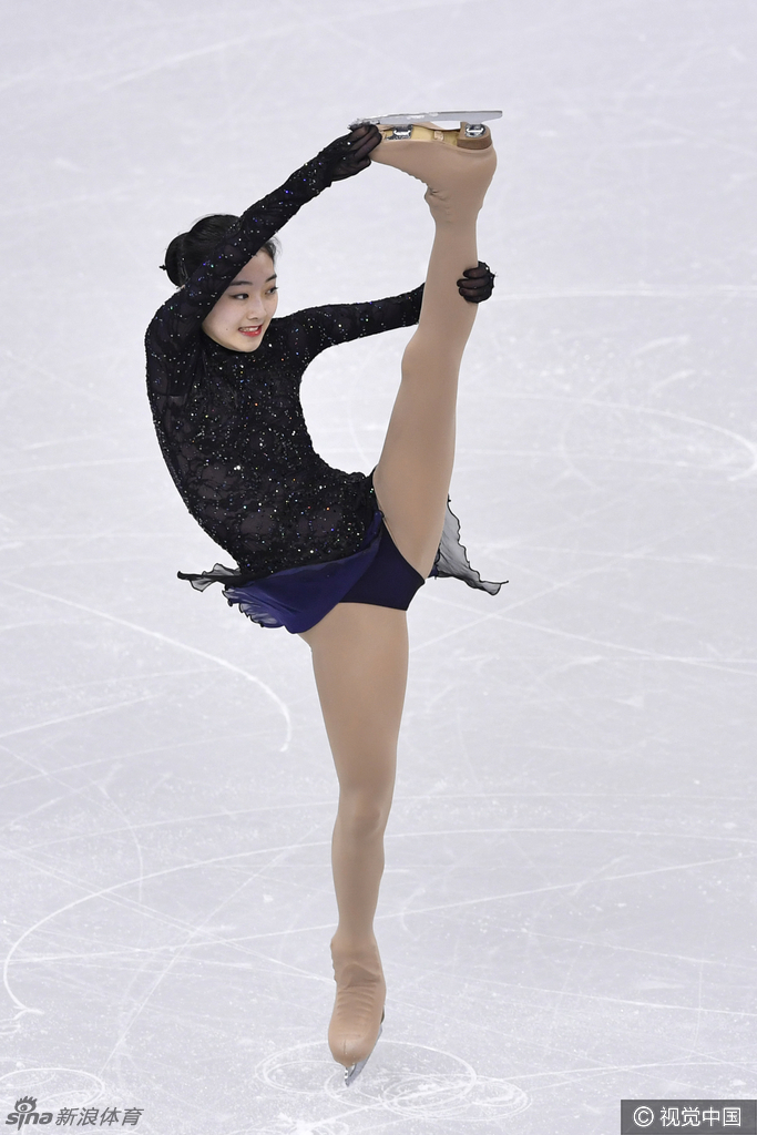 四大洲赛女单短节目李子君第八_高清图集_新浪网