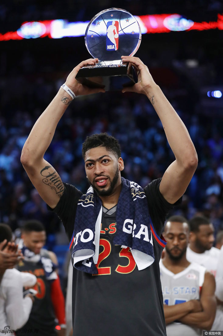 浓眉获2017nba全明星mvp