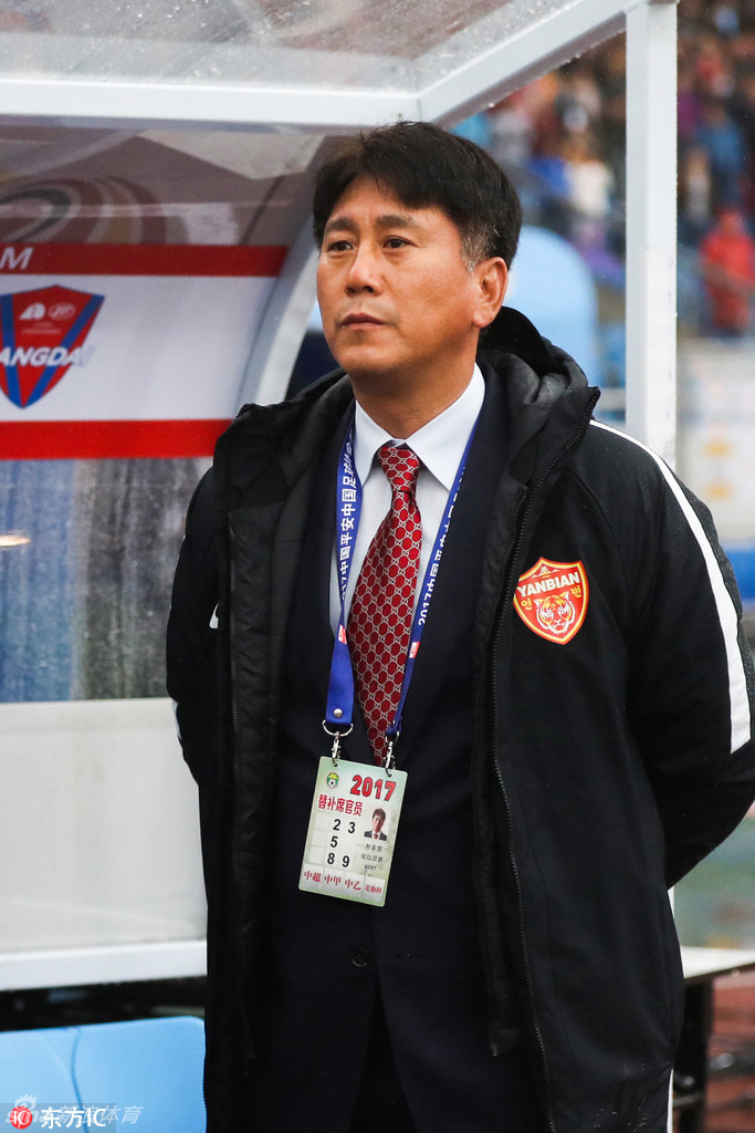 上半场第27分钟,延边首发u23球员金成俊被金波换下;下半场金波错失