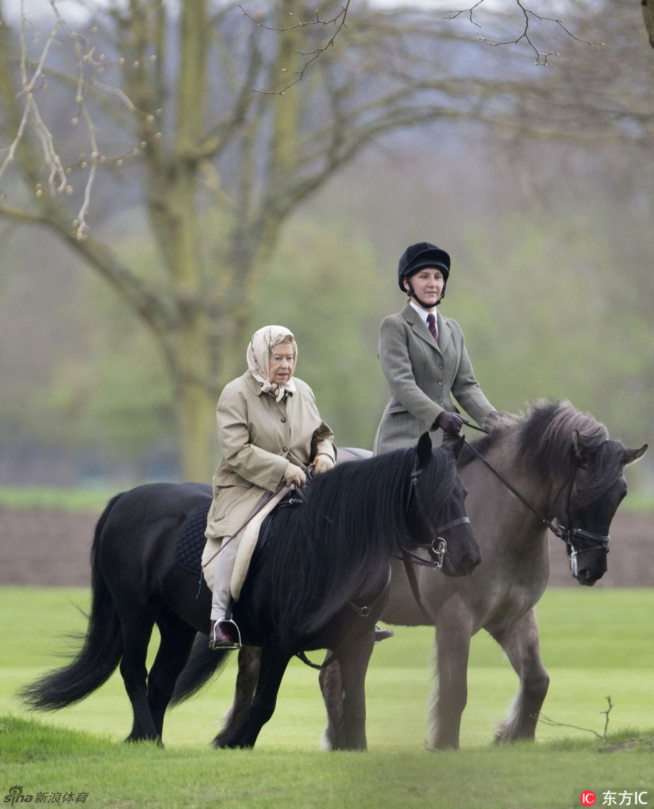 英国女王菲利普亲王春日骑马_高清图集_新浪网