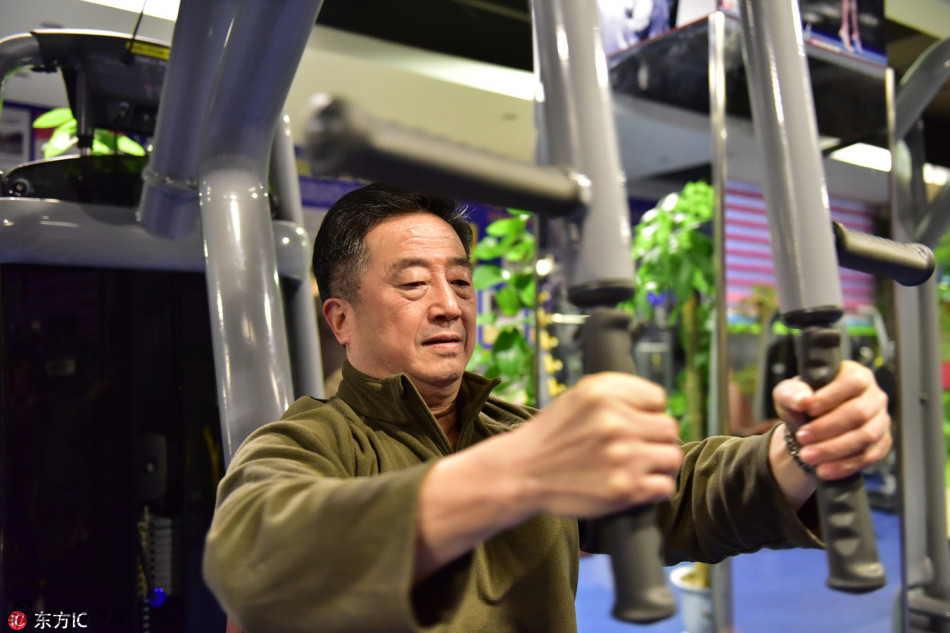 安徽70岁高龄元老级健美者仍有强健体魄_高清图集_新浪网