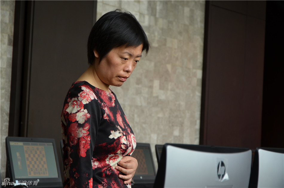 棋后谢军接受采访