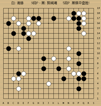 8 / 14 4月18日,阿含桐山杯本选赛决赛,檀啸击败胡跃峰,谢赫不敌郭闻