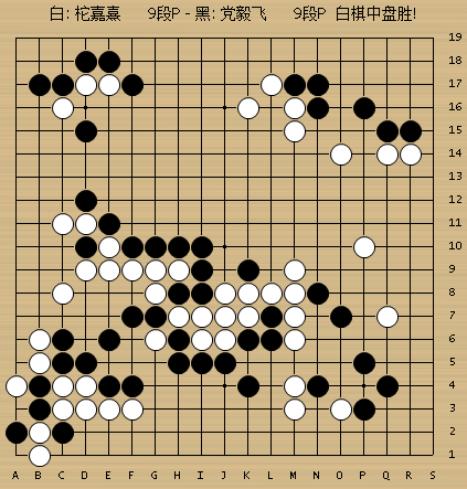 党毅飞执黑vs柁嘉熹(101-152)