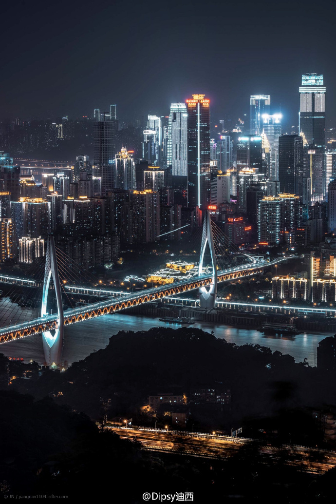 重庆夜景惊艳全中国