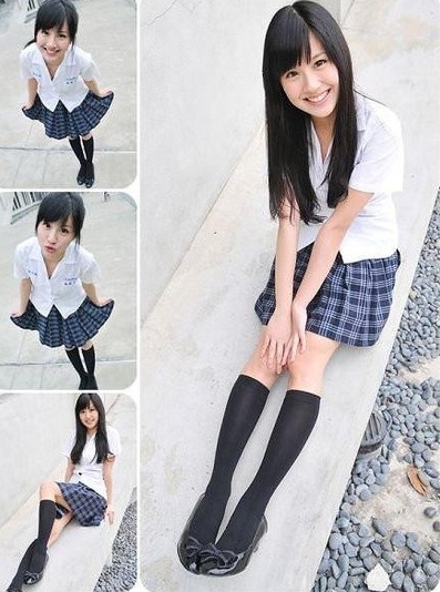 最美校服女生显内衣_最美校服女生高晴内衣(2)