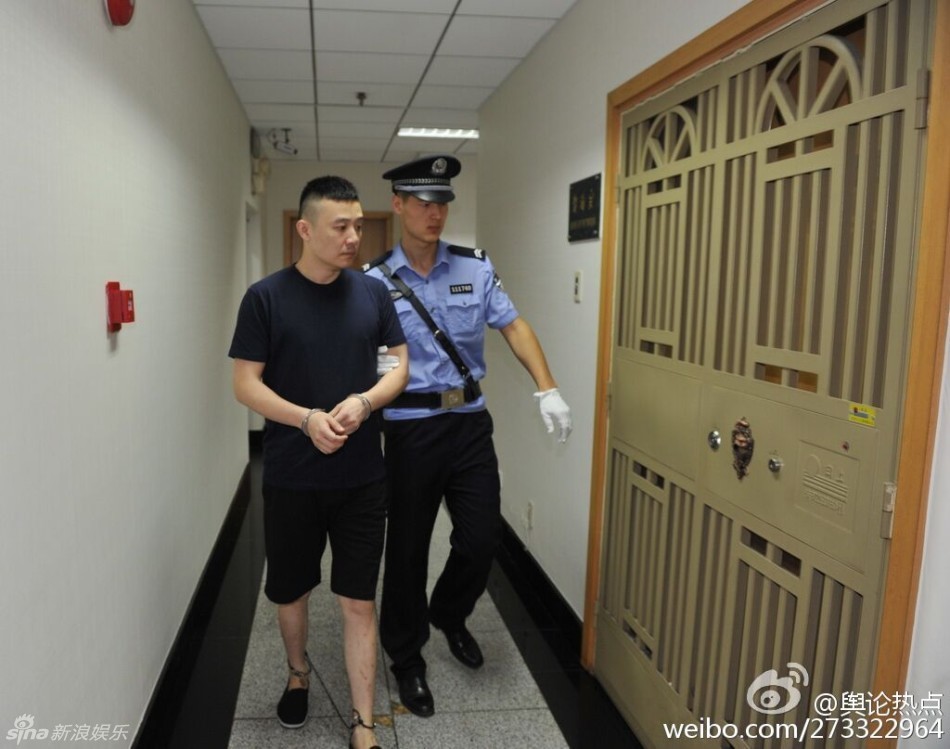 演员张林涉毒案将开庭被提押至法院