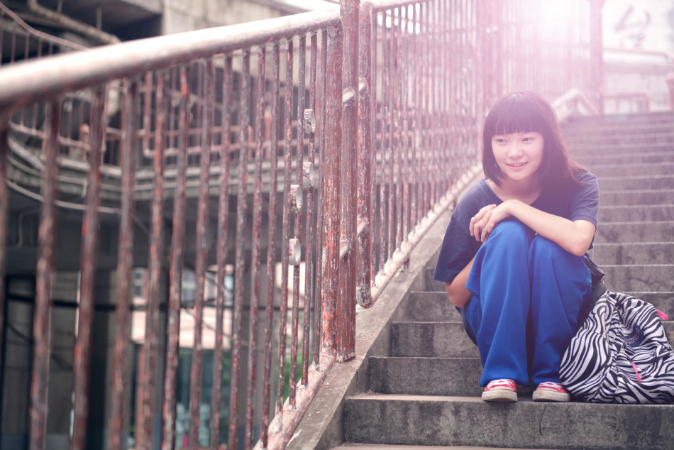 女生着雅礼校服走红 被赞长沙最美校服女神