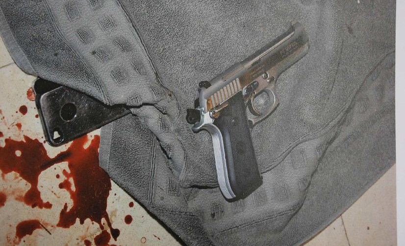 "刀锋战士"枪杀女友现场照片