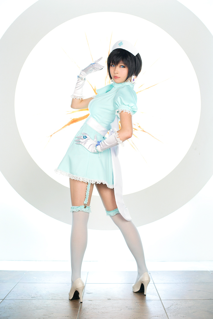 螺旋猫 超时空要塞f 护士装cos 01