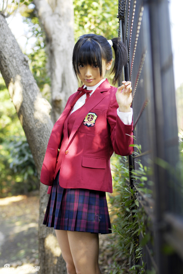 制服长刀美少女,魔法先生樱咲刹那cos