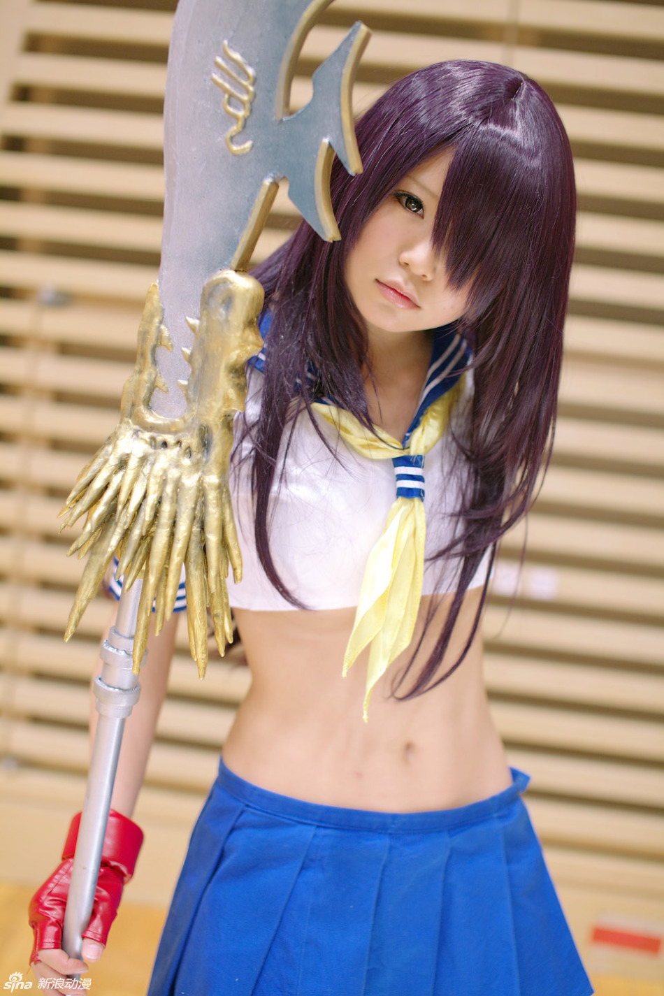 超短制服萌猫耳,五木昶《一骑当千》魅力无限关羽云长cos