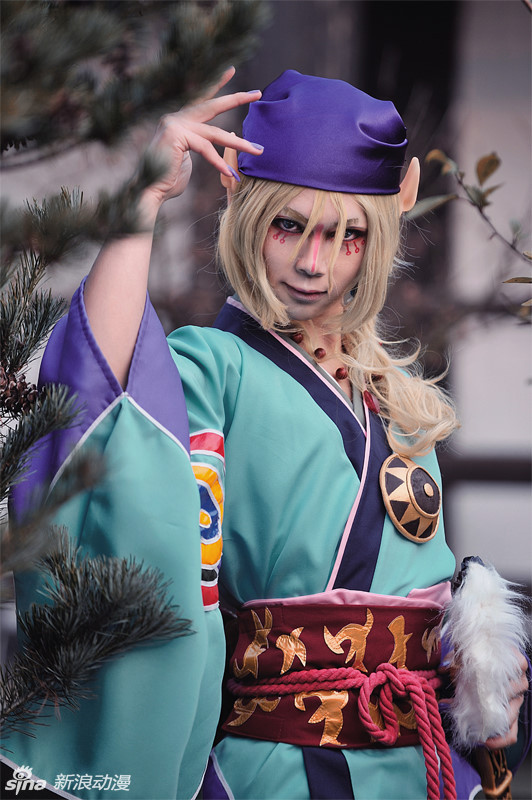 妖艳邪魅卖药郎,国内coser弥优的《怪化猫》cos_高清图集_新浪网