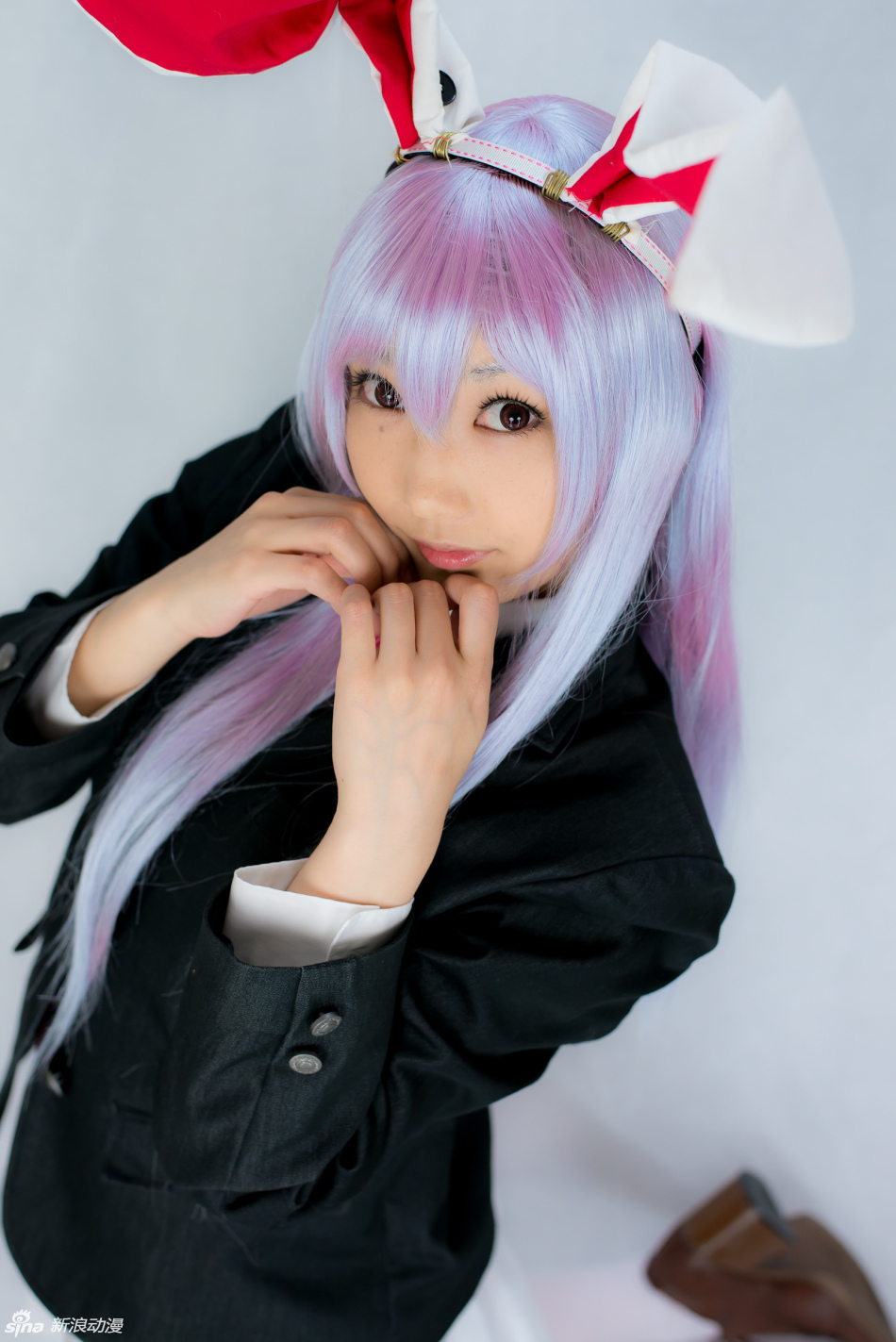 赤瞳狂气长耳兔,莲妹最新东方铃仙cos