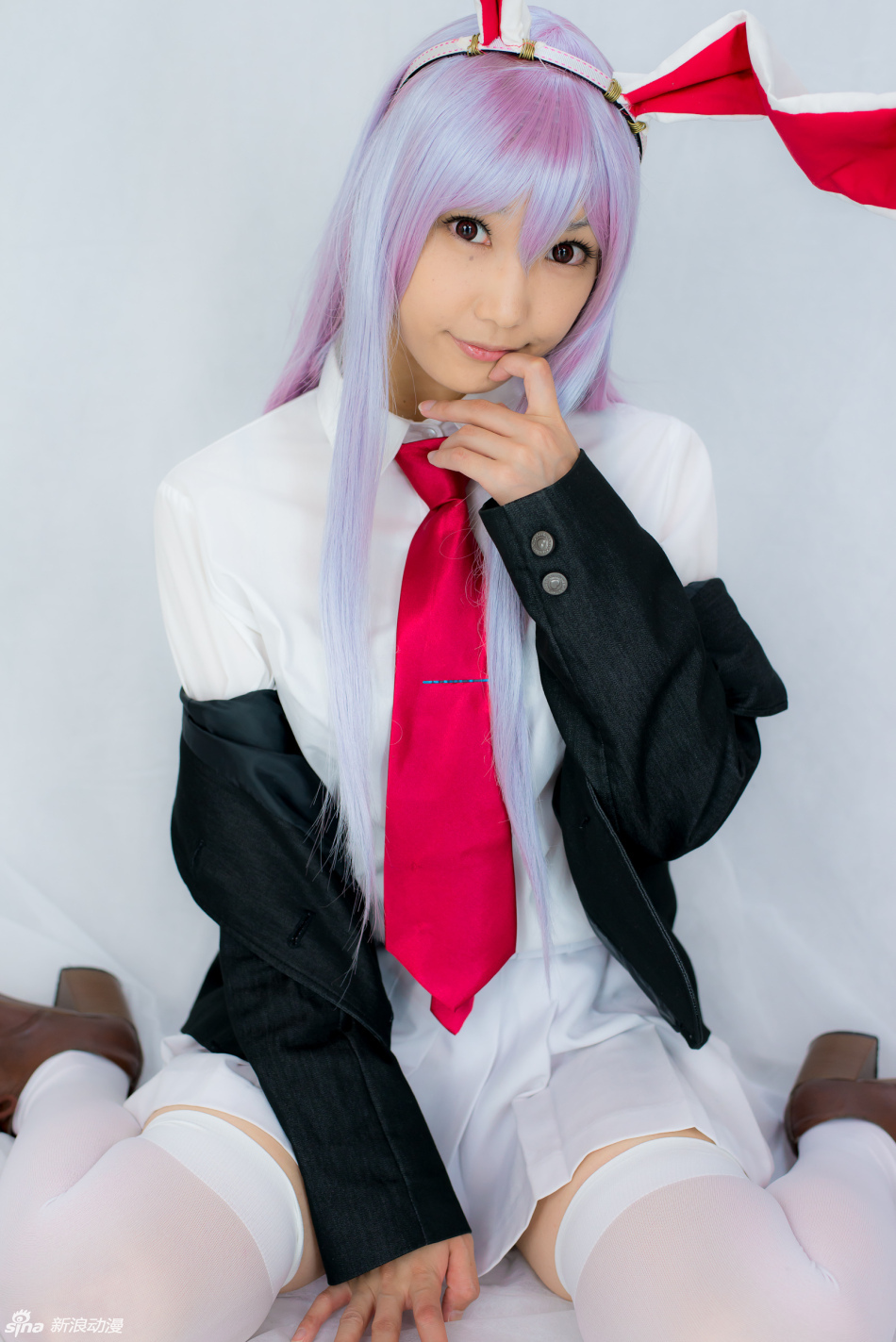 赤瞳狂气长耳兔,莲妹最新东方铃仙cos_高清图集_新浪网