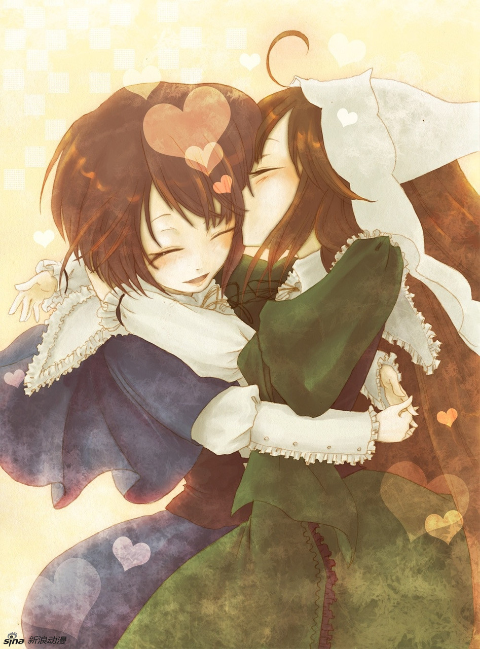 纯洁唯美心心相印 百合cp少女同人图集_高清图集_新浪网