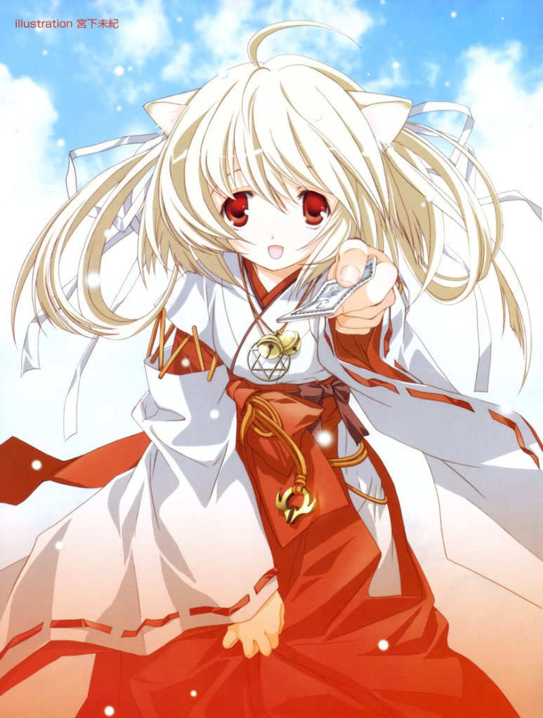 神的红白侍女 身着和服的那些可爱的巫女们_高清图集_新浪网